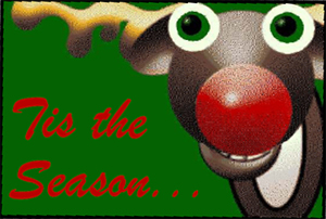 Rudolph Christmas Mats